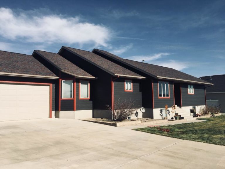 Havre, Montana home with siding replacement.
